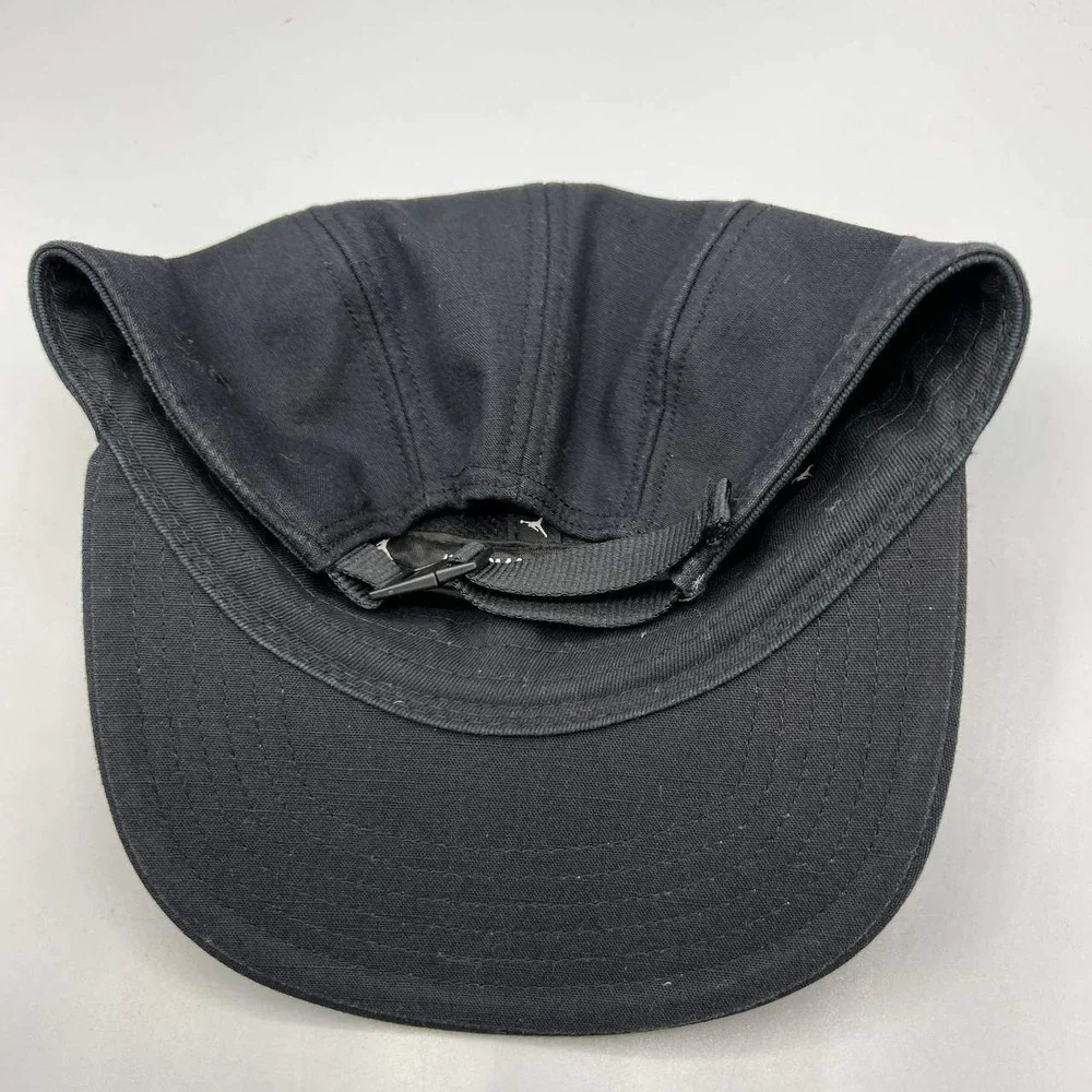 Air Jordan Flight 5 Panel Hat Men Black Jumpman‎ Strap Back Cap